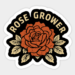Rose Grower Sticker